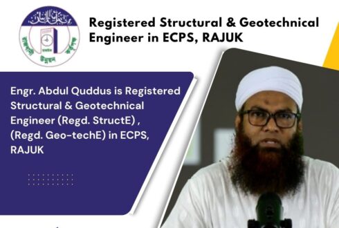 Registered Structural & Geotechnical Engineer in ECPS, RAJUK